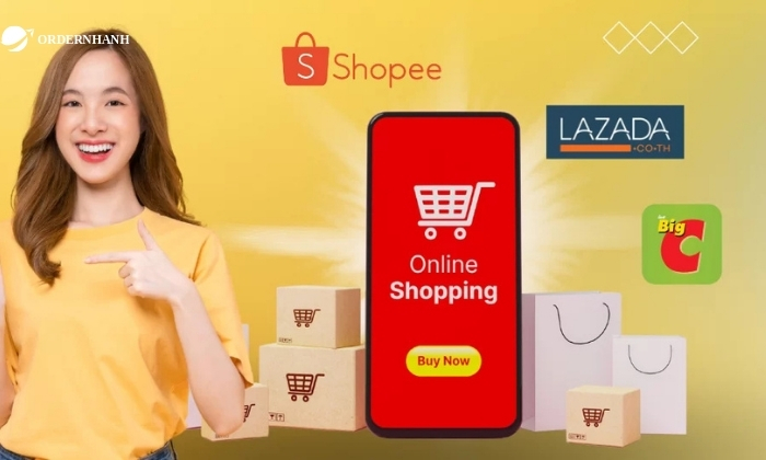 Đặt hàng trên các trang thương mại điện tử lớn