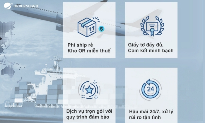 Quy trình order hàng hóa nhanh chóng, tiết kiệm thời gian