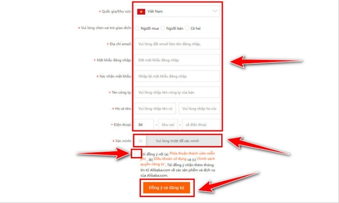 Hướng dẫn cách tạo tài khoản Alibaba đơn giản nhất